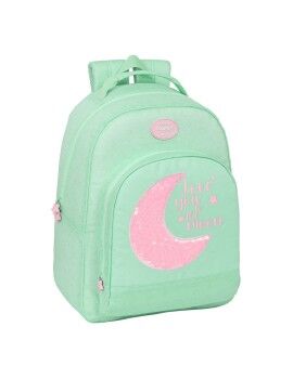 Mochila Escolar BlackFit8 Moon Verde 32 x 42 x 15 cm