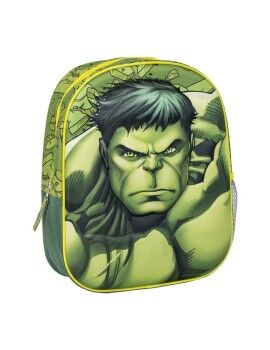 Mochila Escolar The Avengers Verde 25 x 31 x 10 cm