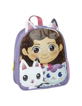 Mochila Escolar Gabby's Dollhouse Lila 25 x 30 x 10 cm