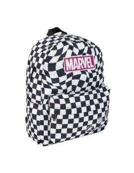 Mochila Escolar Marvel Negro 32 x 12 x 42 cm