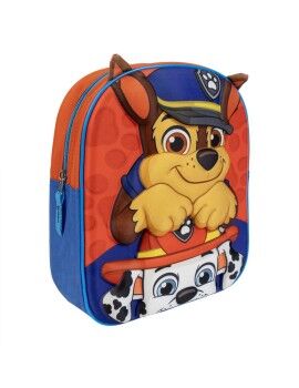 Mochila Escolar The Paw Patrol Azul 22 x 28 x 10 cm