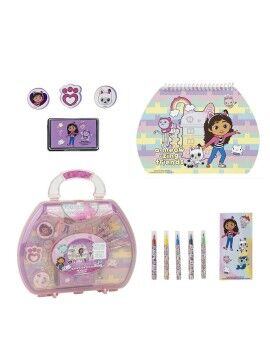 Set de Papelaria Gabby's Dollhouse Cor de Rosa Mala