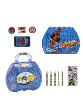 Set de Papelaria Marvel Azul Mala