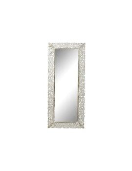 Espejo de pared Home ESPRIT Blanco Cristal Madera MDF Indio Decapé 66 x 3 x 164 cm