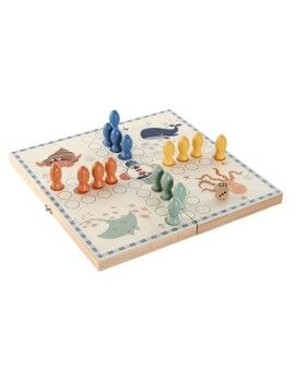 Parchis Home ESPRIT Madeira 26 x 13 x 3,3 cm