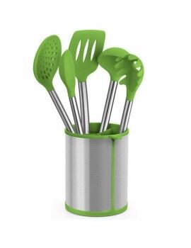 Conjunto de Utensílios de Cozinha BRA A197011 Verde Aço inoxidável (5 Peças)