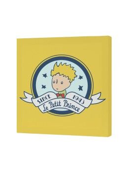 Tela HappyFriday Le Petit Prince Son avion Multicolor 27 x 27 cm