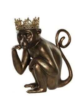 Figura Decorativa DKD Home Decor MONKEY Dorado Resina (Reacondicionado A)