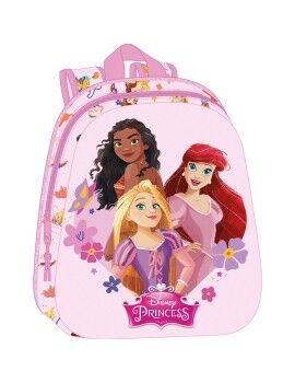 Mochila Escolar Disney Princess Cor de Rosa 27 x 33 x 10 cm