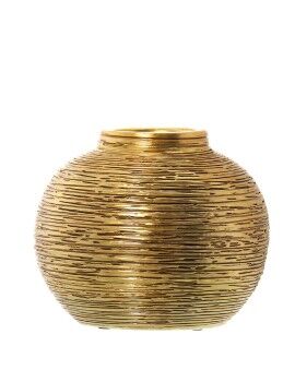 Vaso Alexandra House Living Dourado Cerâmica 25 x 26 x 23 cm