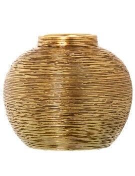 Vaso Alexandra House Living Dourado Cerâmica 29 x 28 x 28 cm