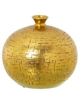 Vaso Alexandra House Living Dourado Cerâmica 25 x 25 x 20 cm