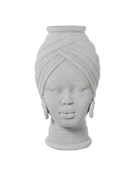 Vaso Alexandra House Living Branco Cerâmica Africana 18 x 18 x 29 cm