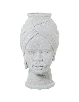 Vaso Alexandra House Living Branco Cerâmica Africana 18 x 18 x 29 cm