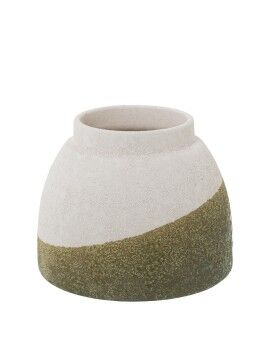 Jarrón Alexandra House Living Verde Beige Cerámica 18 x 17 x 16 cm