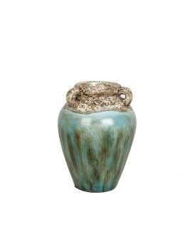 Vaso Alexandra House Living Azul Castanho Terracota 20 x 25 x 20 cm