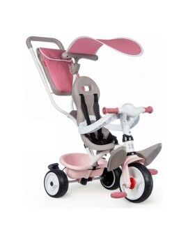 Triciclo Smoby Baby Balade Plus 3 em 1 Cor de Rosa (68 x 52 x 101 cm)