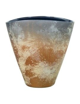 Vaso Alexandra House Living Cinzento Cobre Cristal 28 x 46 x 23 cm