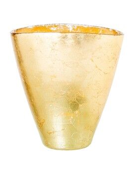 Vaso Alexandra House Living Dourado Cristal 28 x 46 x 23 cm