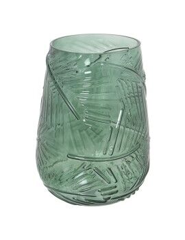 Vaso Alexandra House Living Verde Cristal 16 x 16 x 23 cm