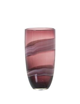 Vaso Alexandra House Living Vermelho Cristal 15 x 15 x 27 cm