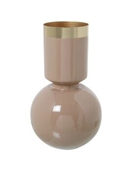 Vaso Alexandra House Living Cor de Rosa Dourado Metal 18 x 18 x 29 cm