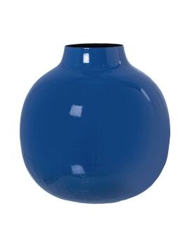 Vaso Alexandra House Living Azul escuro Metal 21 x 21 x 21 cm