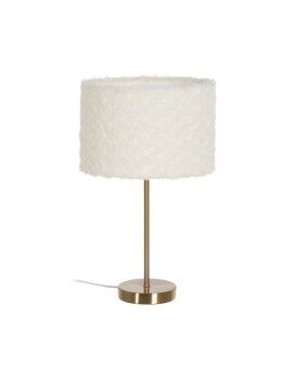 Lâmpada de mesa Branco Dourado Metal Tecido 60 W 220-240 V 30 x 30 x 51 cm