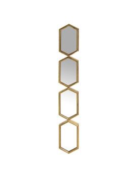 Espelho de parede Alexandra House Living Dourado Metal Geométrico 4 x 15 x 106 cm