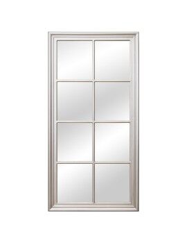 Espejo de pared Alexandra House Living Plateado Madera Ventana 5 x 78 x 150 cm