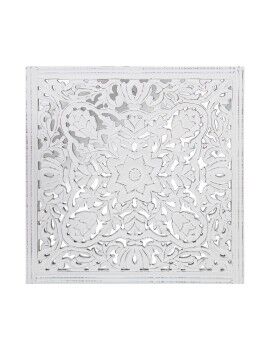 Retablo decorativo Alexandra House Living Blanco Madera 5 x 58 x 58 cm