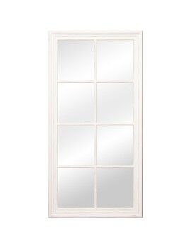 Espelho de parede Alexandra House Living Branco Madeira Retangular 5 x 78 x 150 cm