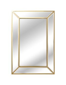 Espelho de parede Alexandra House Living Dourado Madeira Retangular 7 x 57 x 85 cm