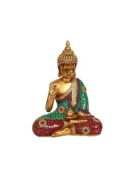 Figura Decorativa Romimex Dorado Resina Buda 22 x 29 x 10 cm