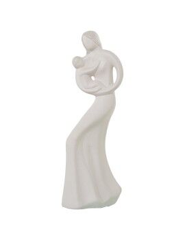 Figura Decorativa Alexandra House Living Beige Cerámica Mujer Bebé 15 x 15 x 47 cm