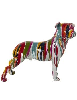 Figura Decorativa Alexandra House Living Multicolor Plástico Cão Quadro 13 x 29 x 26 cm