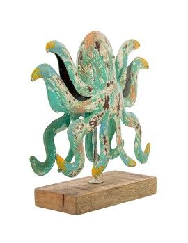 Figura Decorativa Alexandra House Living Verde Hierro Pulpo 36 x 10 x 32 cm