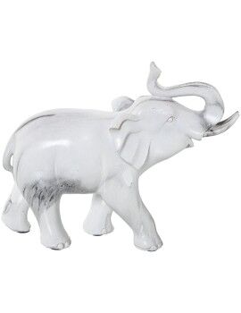 Figura Decorativa Alexandra House Living Plástico Elefante 12 x 24 x 21 cm Mármore