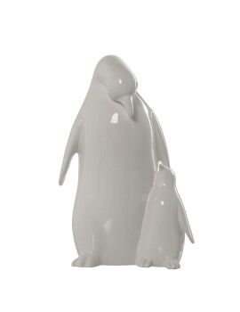 Figura Decorativa Alexandra House Living Blanco Cerámica Pingüino 18 x 18 x 31 cm