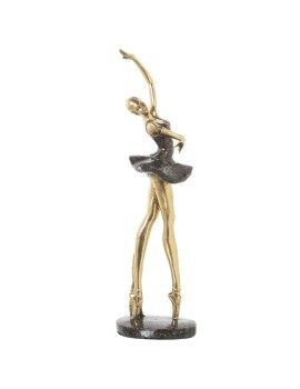 Figura Decorativa Alexandra House Living Dourado Plástico Bailarina 15 x 16 x 44 cm