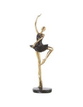 Figura Decorativa Alexandra House Living Dorado Plástico Bailarina 15 x 18 x 44 cm