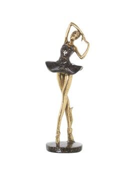 Figura Decorativa Alexandra House Living Dourado Plástico Bailarina 14 x 16 x 38 cm