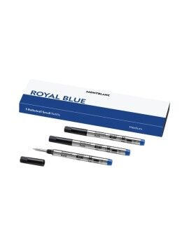 Caneta sobresselente Montblanc ROYAL  BLUE Azul (3 Unidades)