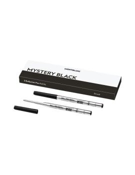 Caneta sobresselente Montblanc MISTERY BLACK Preto (2 Unidades)