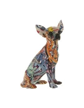 Figura Decorativa Alexandra House Living Multicolor Plástico Perro 15 x 18 x 27 cm