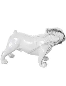 Figura Decorativa Alexandra House Living Plástico Perro 25 x 21 x 43 cm Mármol