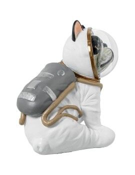 Figura Decorativa Alexandra House Living Plástico Cão Astronauta 19 x 15 x 20 cm