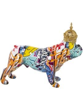 Figura Decorativa Alexandra House Living Multicolor Plástico Cão Coroa 14 x 29 x 24 cm