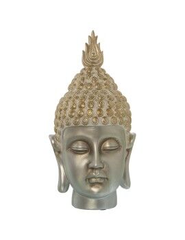 Busto Alexandra House Living Plástico Dourado Buda 19 x 19 x 35 cm