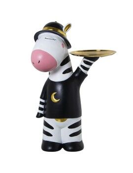 Figura Decorativa Alexandra House Living Plástico Zebra 34 x 43 x 74 cm Tabuleiro